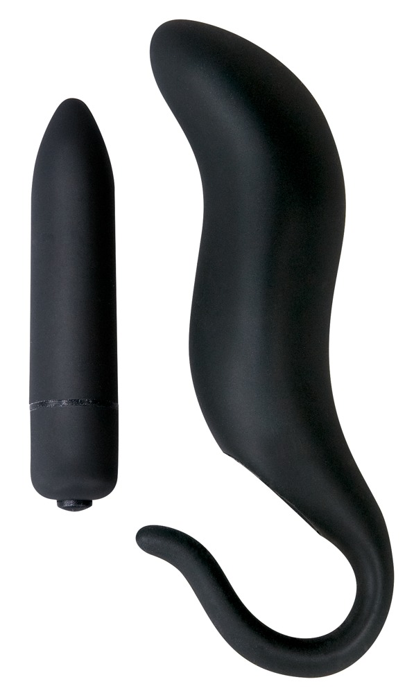 Vibrating prostate stimulator and lubricant.