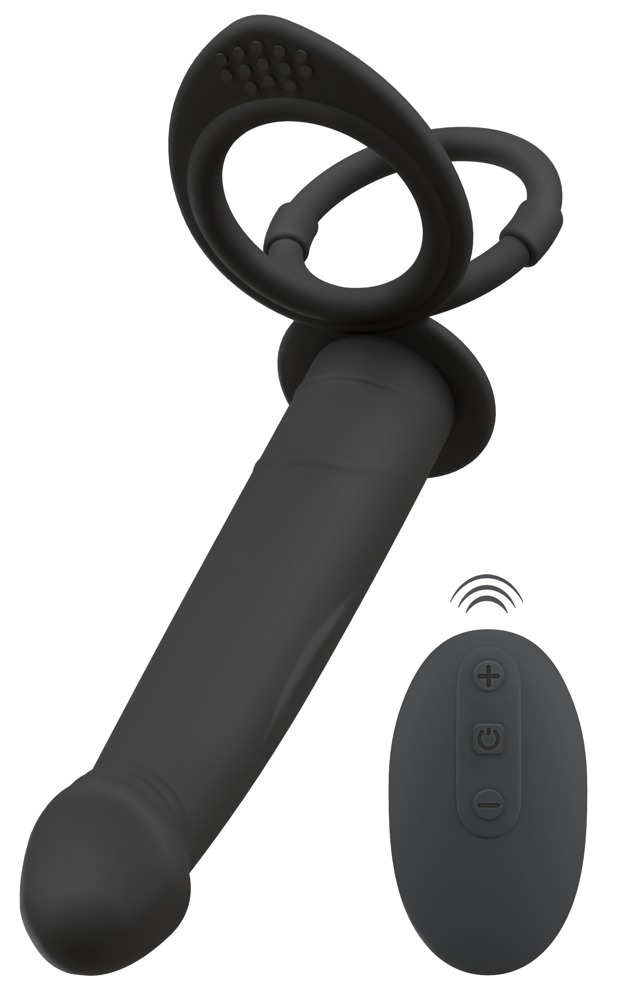 Remote-controlled double-penetration vibrating sleeve