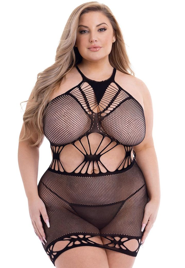 Bodystocking Résille Découpes - La séduction sans limites