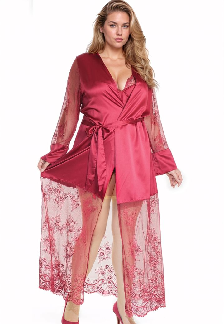 Kimono largo Lovely Red