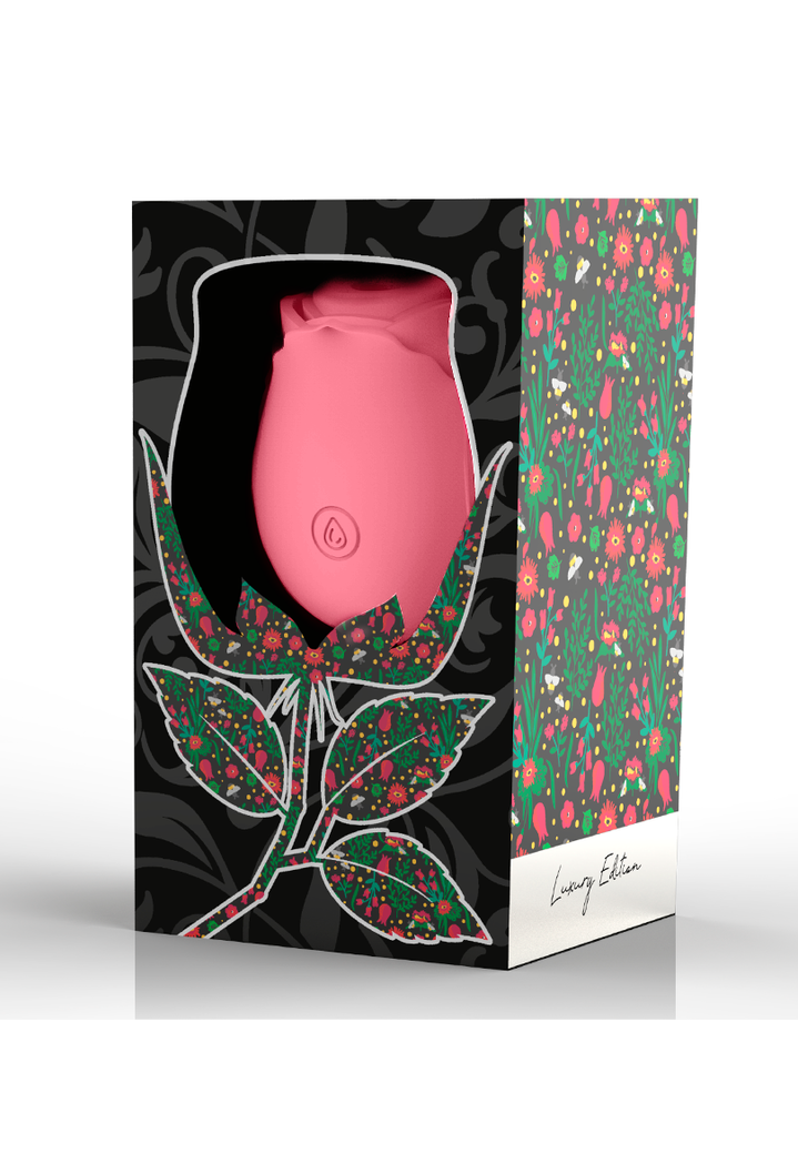 Estimulador de clitóris de ar pulsado cor-de-rosa