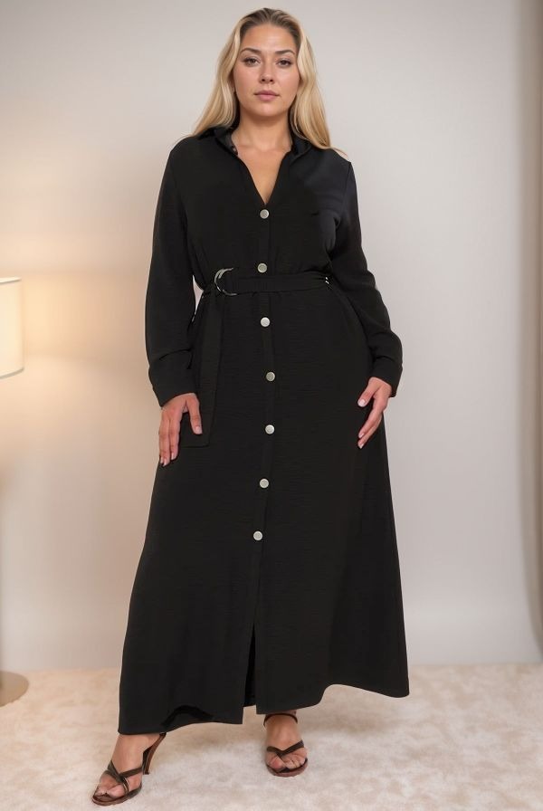 Safari Chic: Maxi-Hemd-Kleid, Urban Adventure