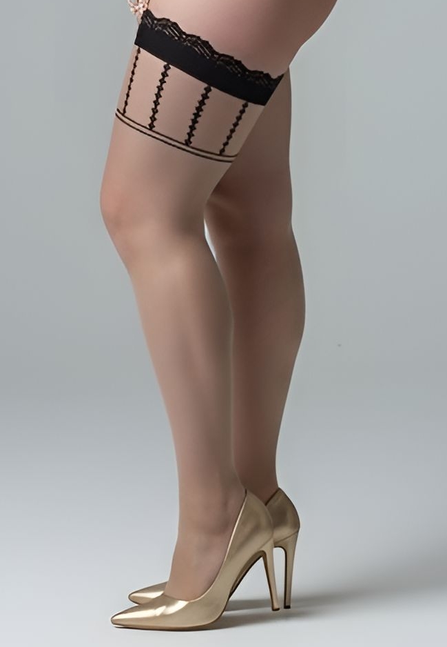 Καλτσοδέτες με Γεωμετρικό Σχέδιο - Κομψότητα σε Αντίθεση