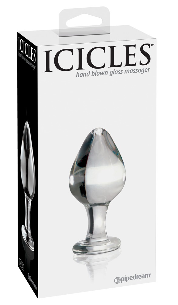 Artisanaal glazen anaalplug - Exclusief Thermal Sensations