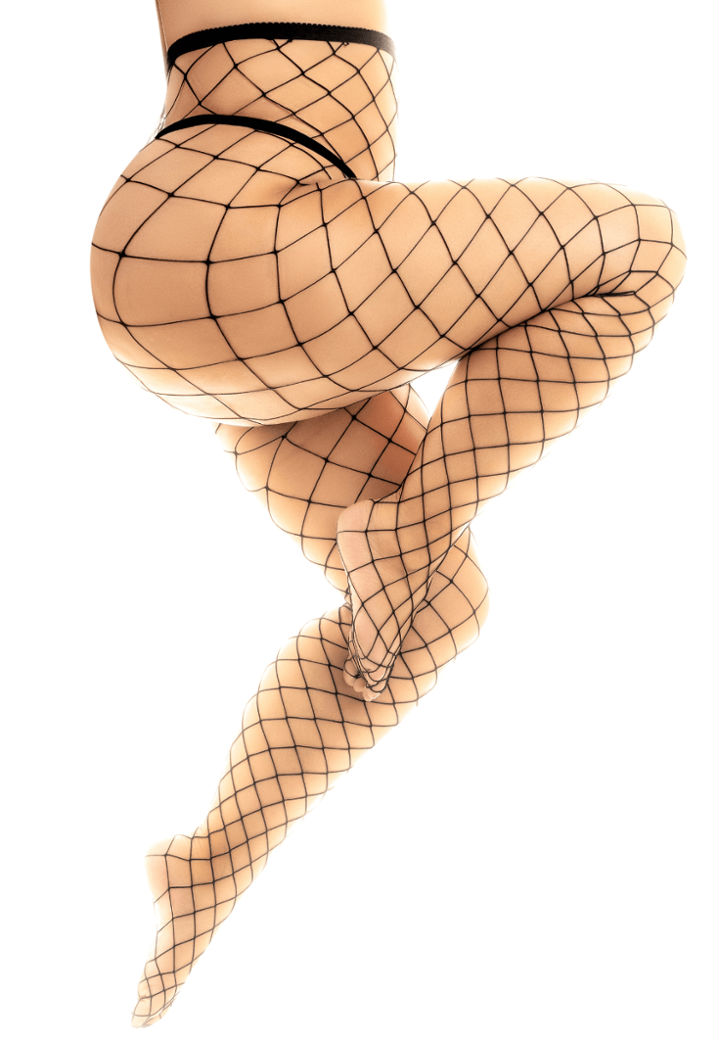 Fishnet Tights - Bold Wide Mesh
