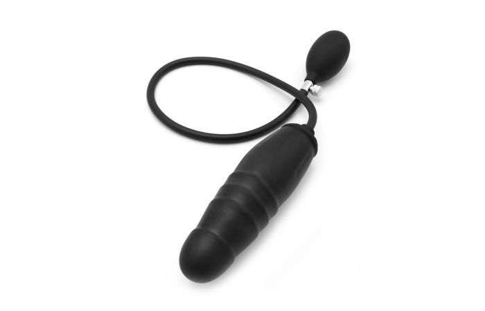 Gegolfde opblaasbare dildo