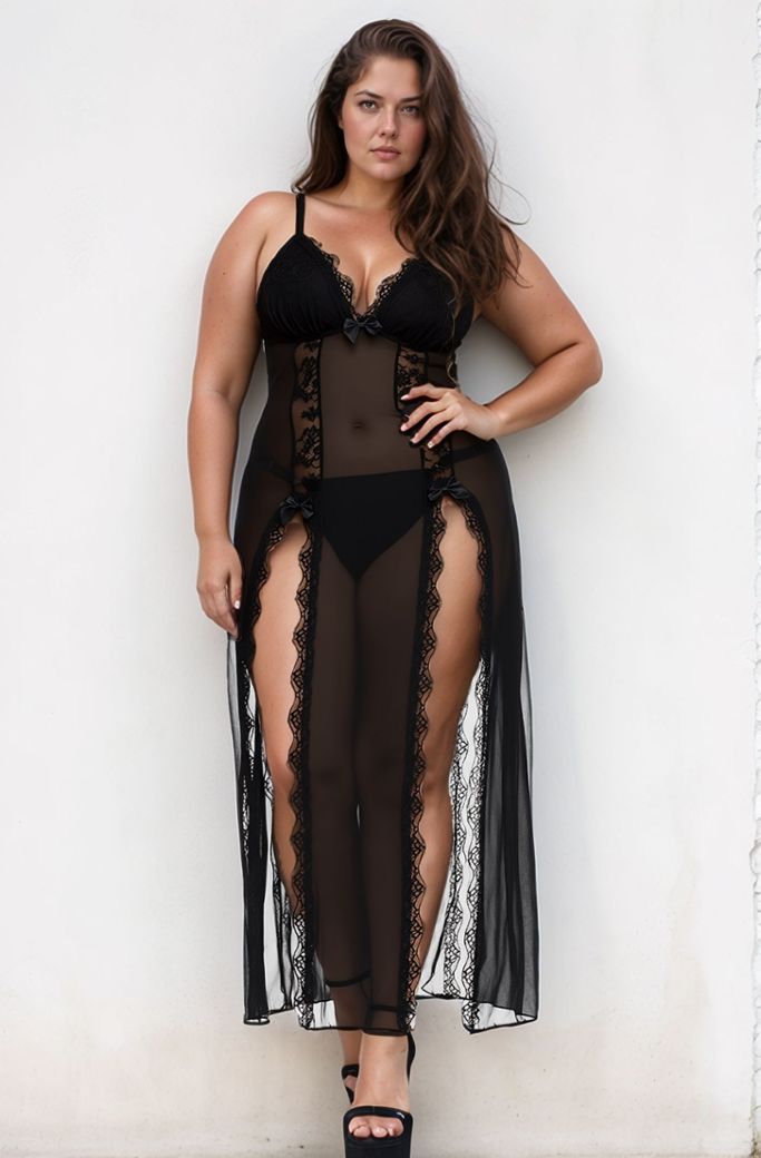 Babydoll Rebecca: Sinnliche Spitze und Transparenz