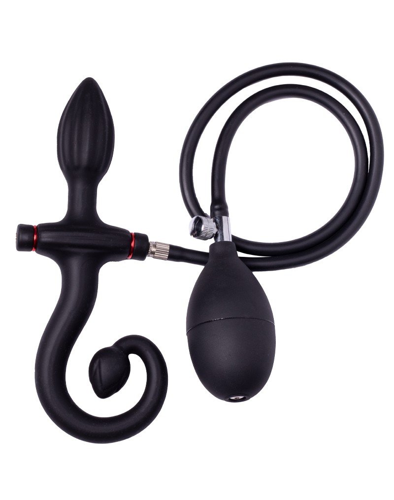 Inflatable Plug with curved tail