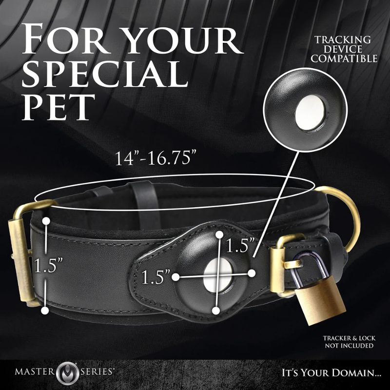 BDSM Tracking Necklace - Discreet Location & Elegant Control