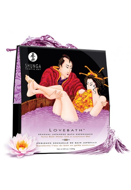Erotisches japanisches Lotusbad